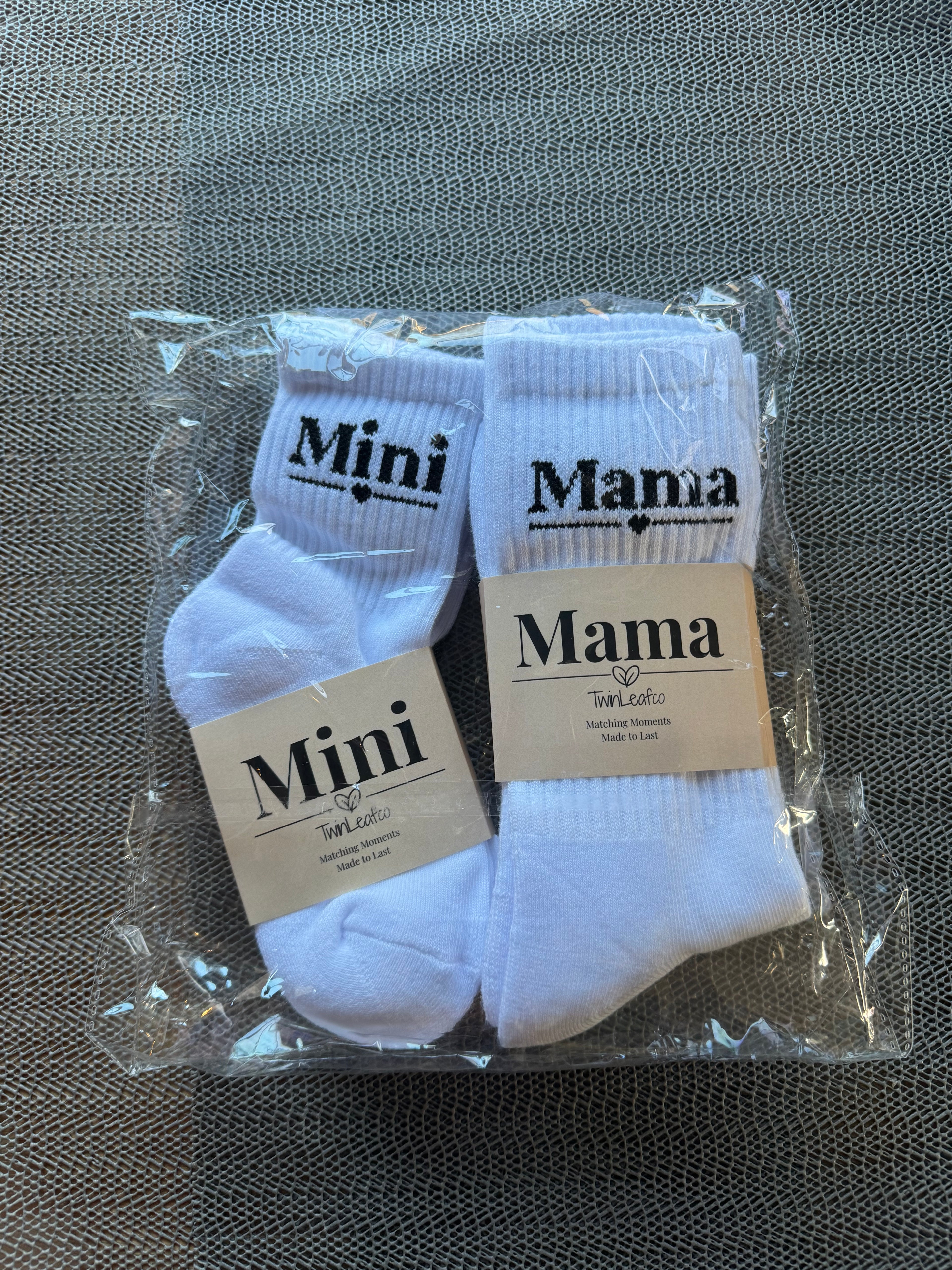 Mama + Mini Matching Socks (4-Pack Set)