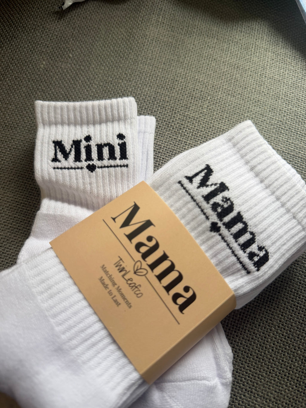 Mama + Mini Matching Socks (4-Pack Set)