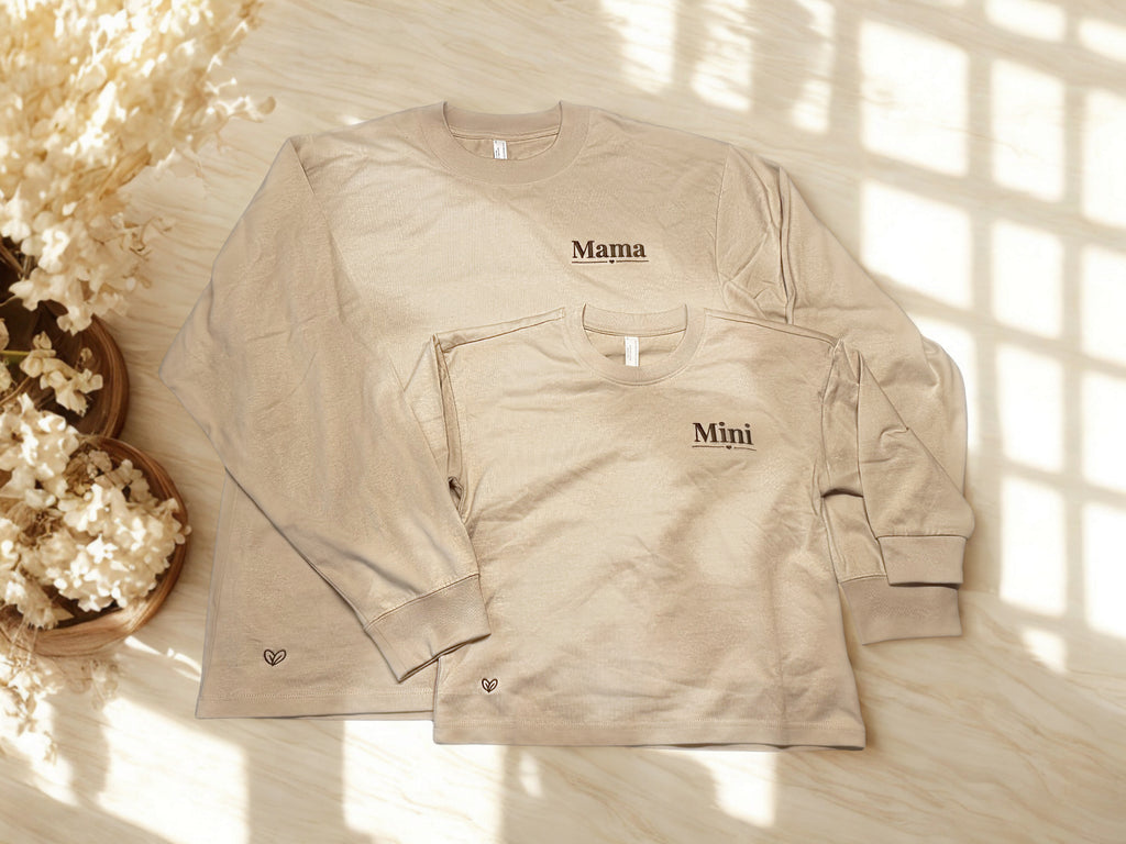Mama + Mini Matching Long Sleeve Shirts