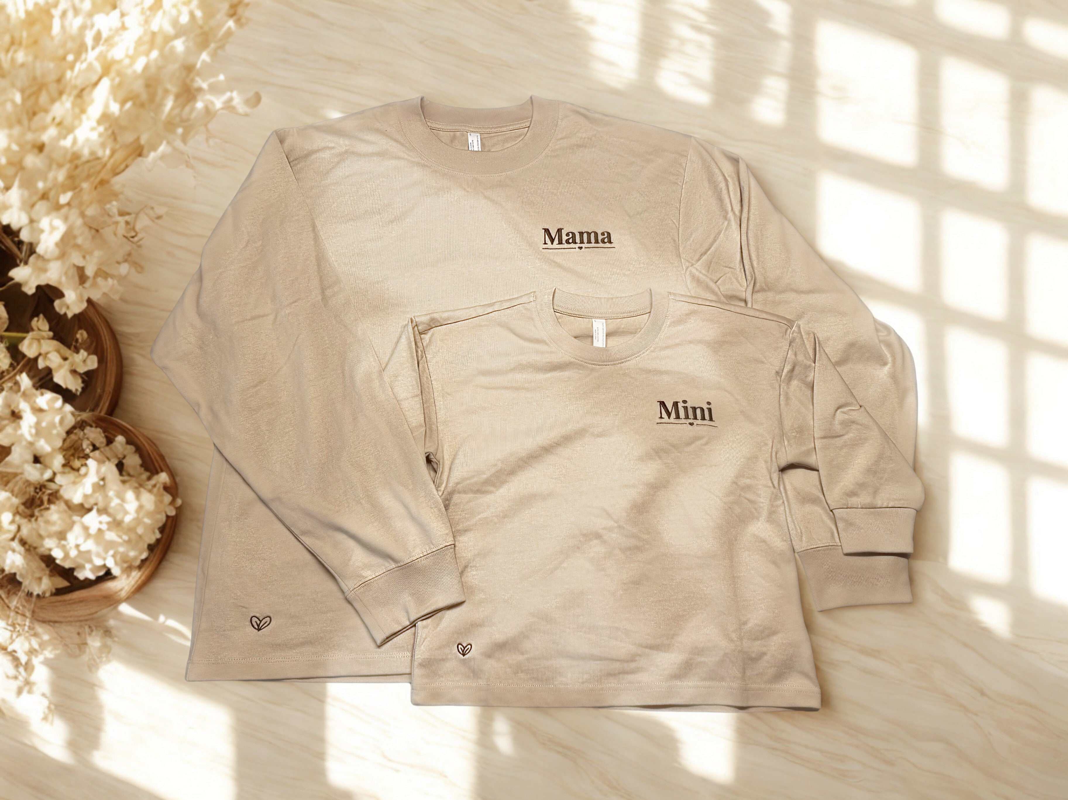 Mama + Mini Matching Long Sleeve Shirts