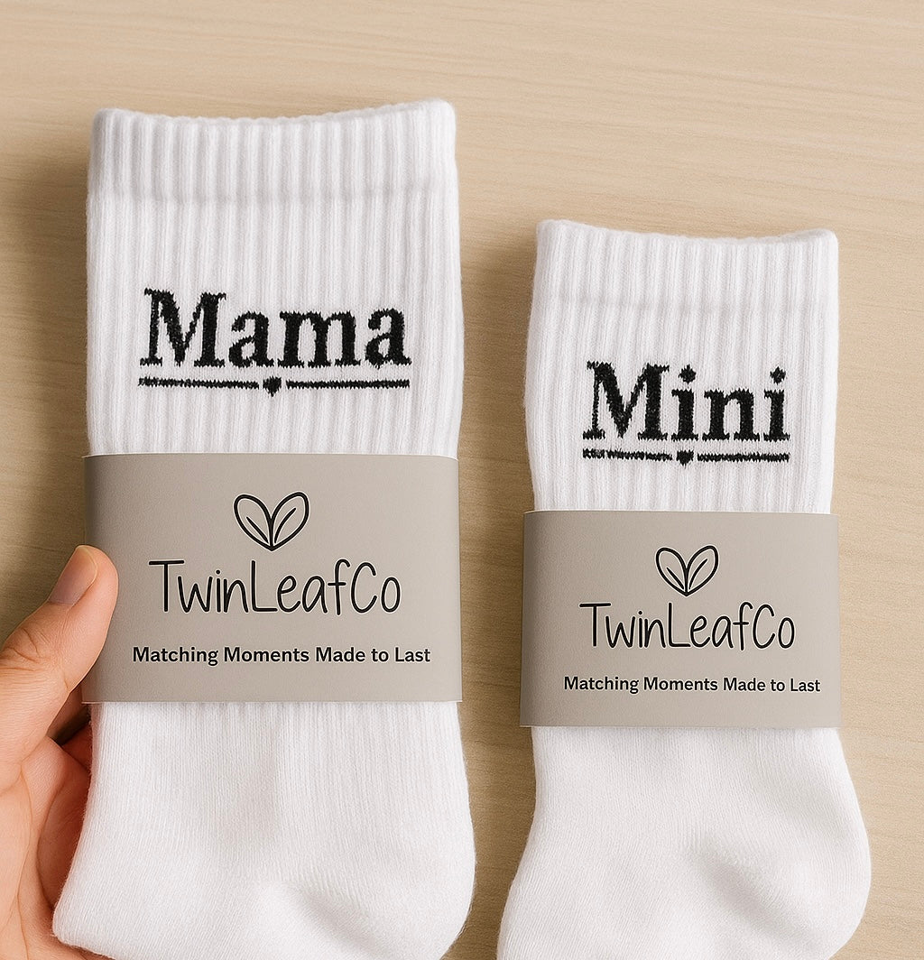 Mama + Mini Matching Socks (4-Pack Set)