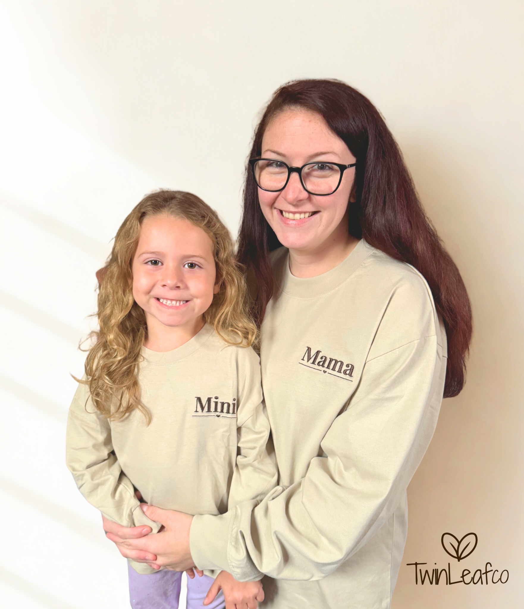 Mama + Mini Matching Long Sleeve Shirts