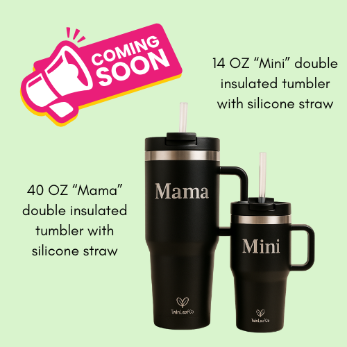 Mama & Mini Matching Tumbler Set – 40oz & 14oz Insulated Cups