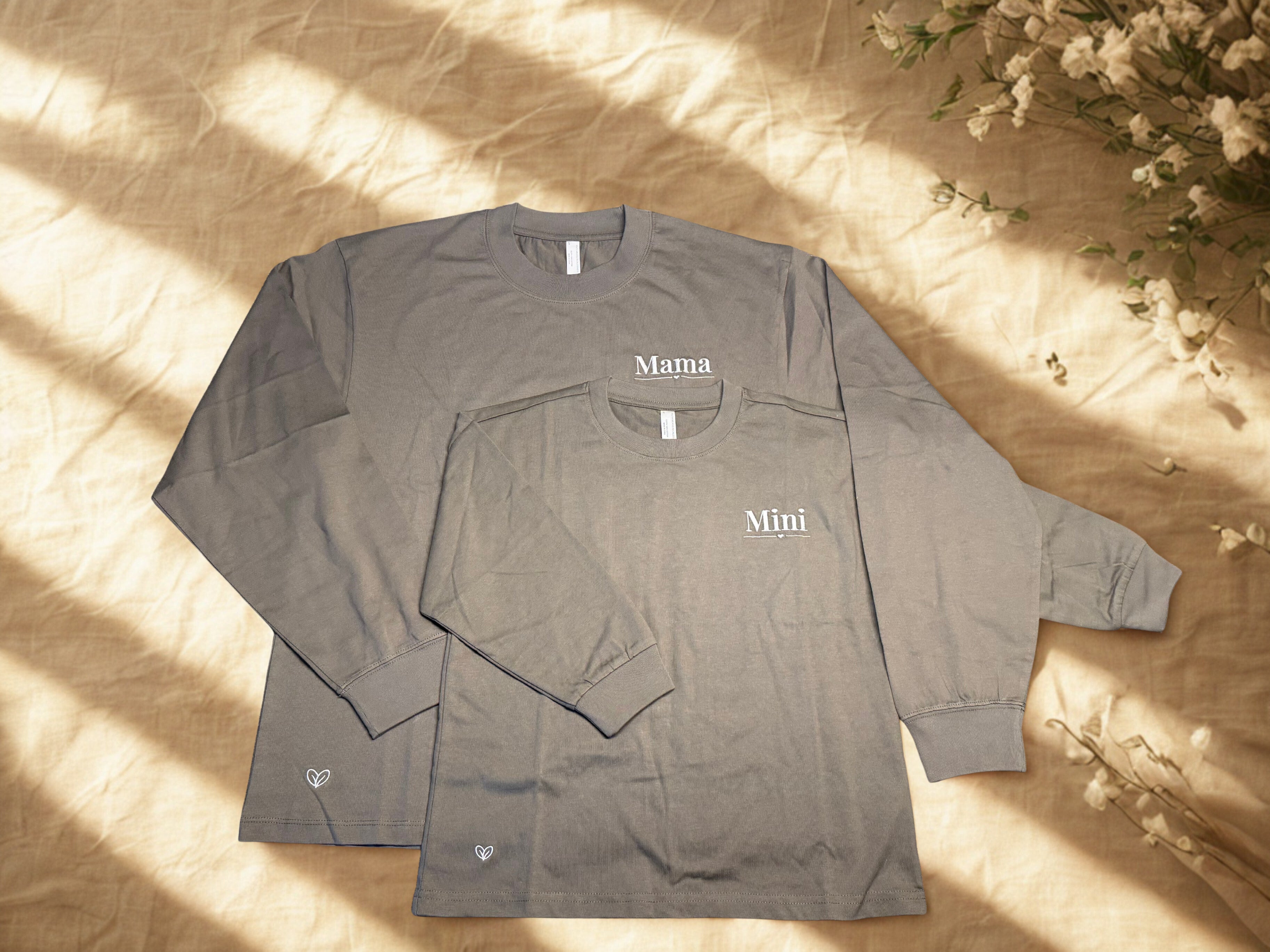 Mama + Mini Matching Long Sleeve Shirts