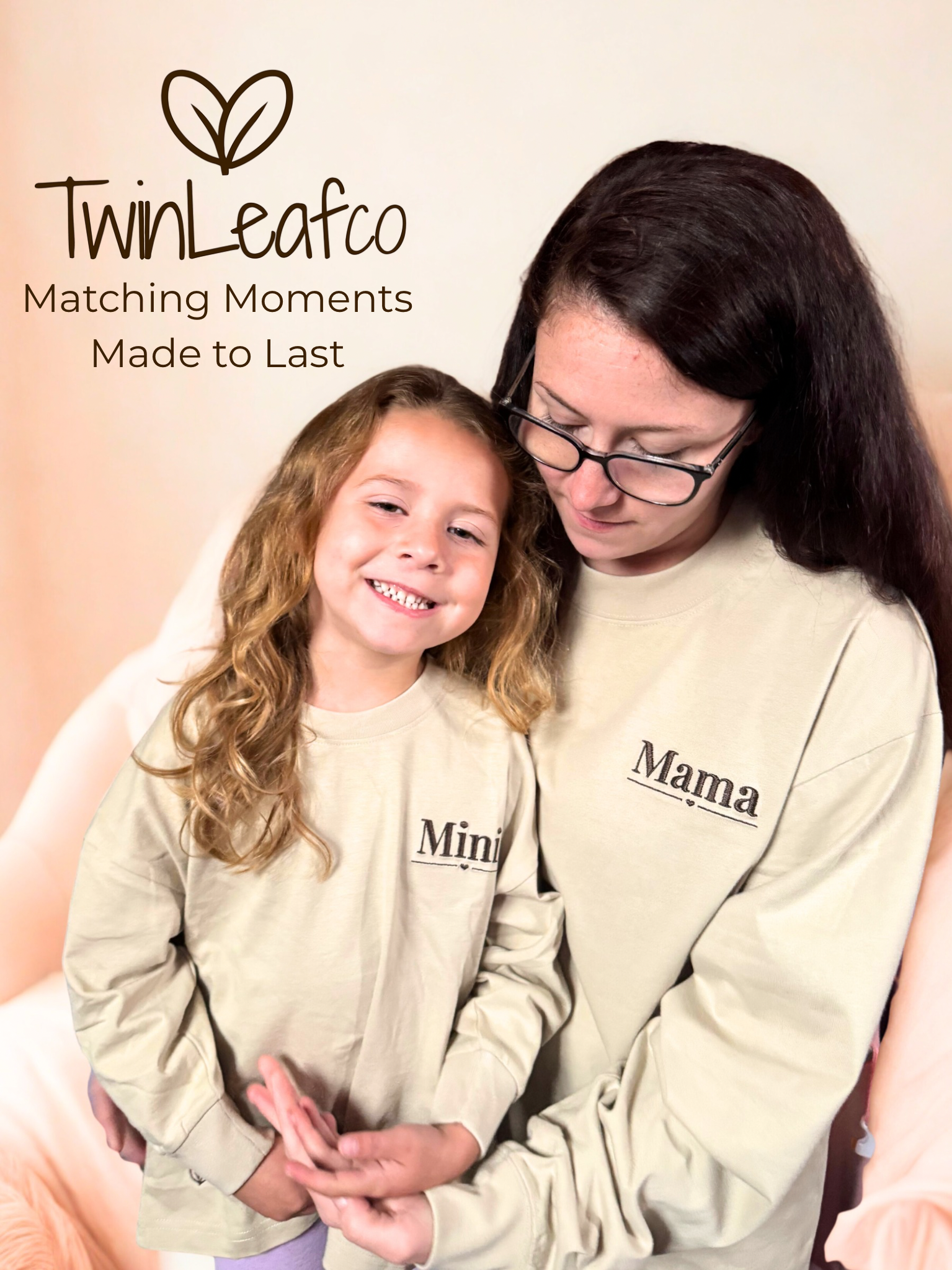 Mama + Mini Matching Long Sleeve Shirts