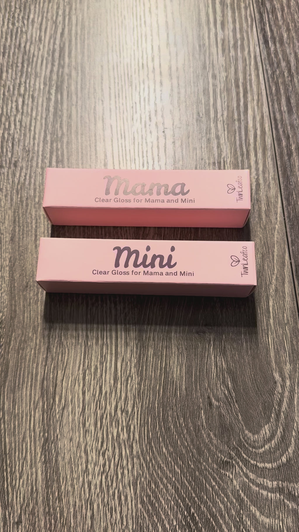 ✨ Mama + Mini Clear Lip Gloss Set